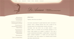 Desktop Screenshot of de-anima.com